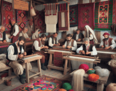Producción Artesanal de Alfombras Tejidas a Mano en Bulgaria
