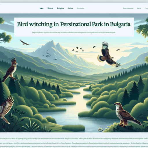 Observación de aves en el Parque Nacional de Persina en Bulgaria.