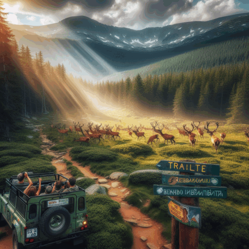 Safari en el Parque Nacional de Rila en Bulgaria.